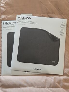 (2) New Logitech Studio Series Mouse Pad (Graphite color),